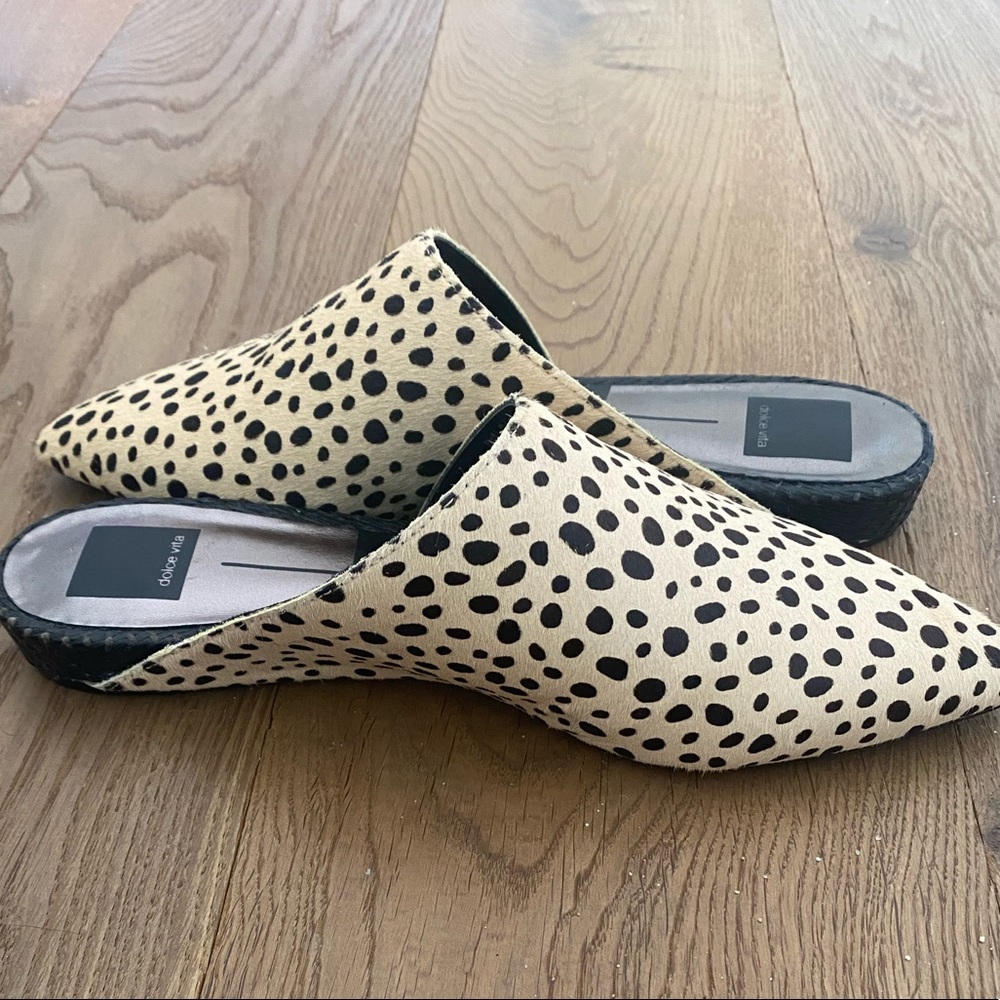 Dolce Vita Cowhair Mules